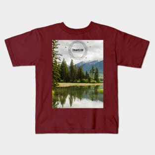 Traveler- Mountain edition Kids T-Shirt